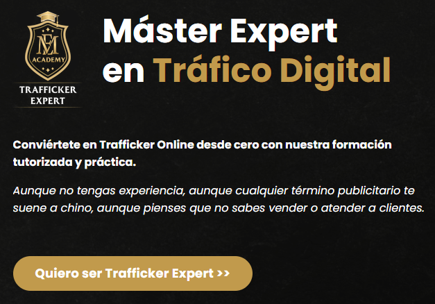 Masters Experts Academy es la mejor academia online para formarte como trafficker